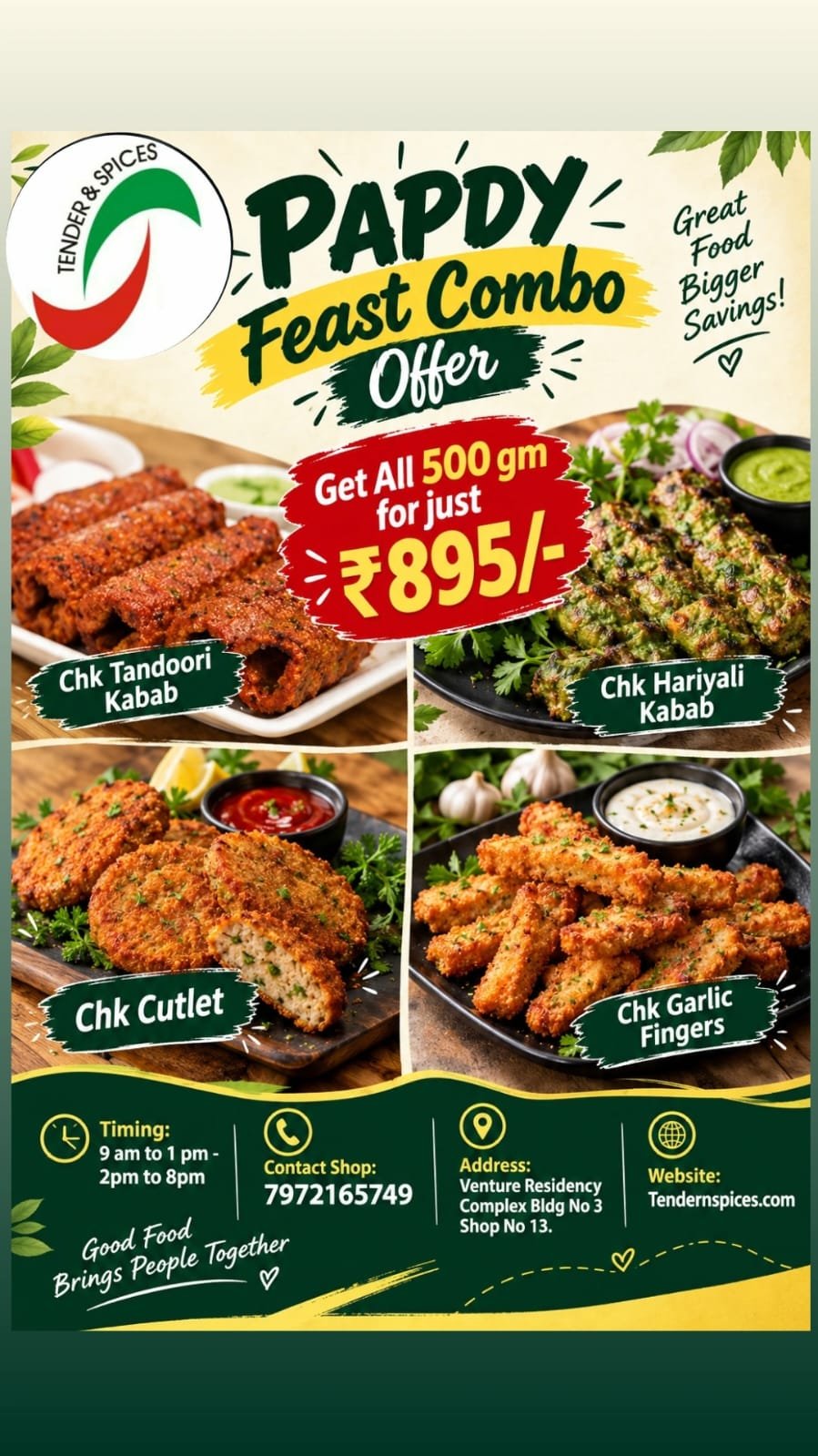 IMG-20261026-WA0026 PAPDY FEAST OFFER ALL 500GM - Image 1